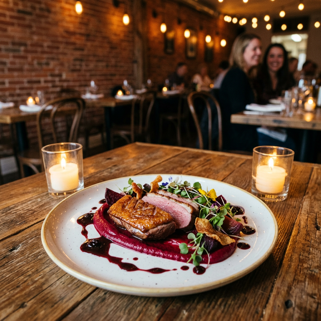 Niagara farm-to-table dining spread